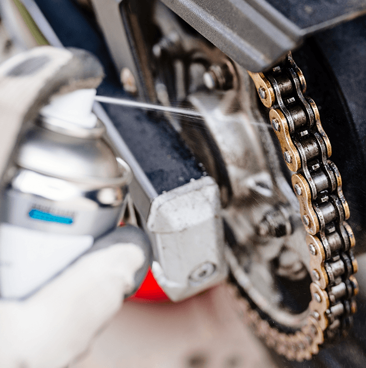 A guide to motorcycle chain maintenance
