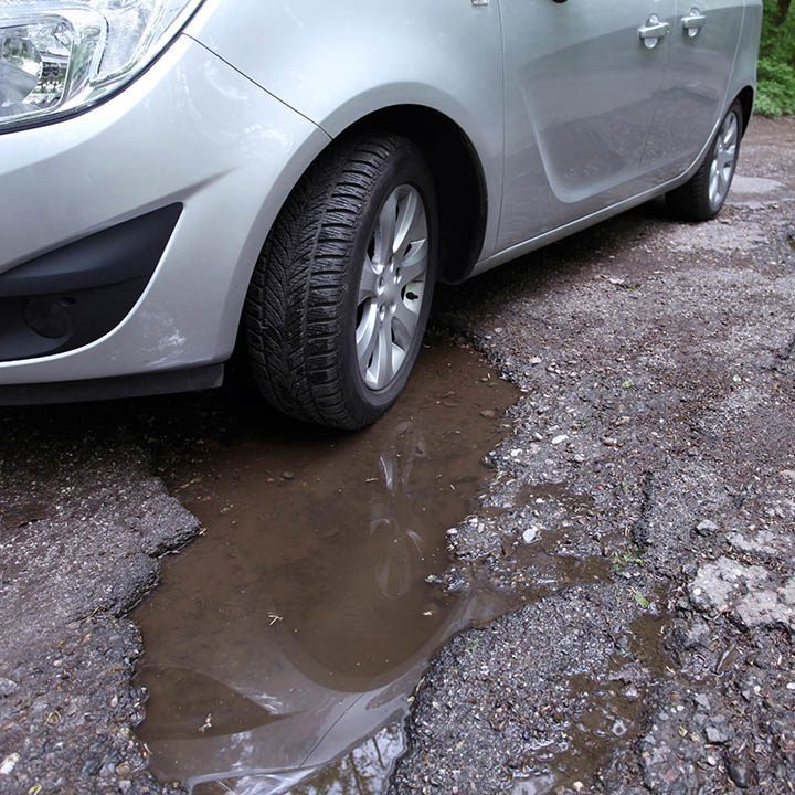 Potholes: How to avoid damaging your car